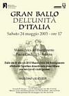 2003 - Gran Ballo dell'Unit d'Italia